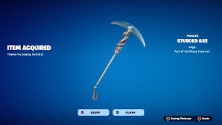 STUDDED AXE PICKAXE RETURN RELEASE DATE IN FORTNITE ITEM SHOP 2024 [upl. by Bergwall382]