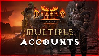 HOW TO RUN MULTIPLE ACCOUNTS  Diablo 2Resurrected multiboxing easy using process explorer [upl. by Niloc960]