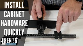 Install Cabinet Hardware Fast and Easy  True Position Tools Cabinet Hardware Jig [upl. by Torres]