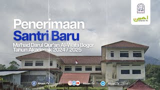 LIVE Talkshow PPDB Penerimaan Santri Baru Mahad Darul Quran AlWafa Bogor [upl. by Lothaire]