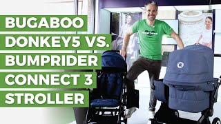 Bugaboo Donkey vs Bumprider Connect3  Double Strollers  Best Strollers 2023  Magic Beans Reviews [upl. by Nueovas]