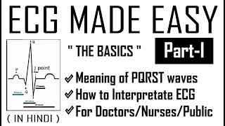 ECG MADE EASY  Part 1  Introduction amp basics for Public amp Medical professionals  DrEDUCATION [upl. by Hapte]