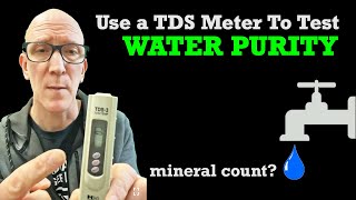 How to use a TDS meter to test water purity  total dissolved solids [upl. by Esilrahc]