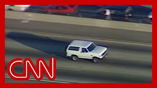 The OJ Simpson car chase lasted 45 minutes Watch it unfold [upl. by Latnahc]