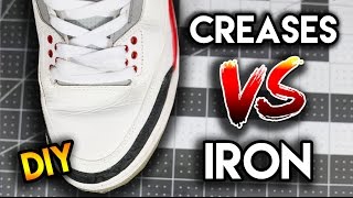 Does Using An Iron Really Get The Creases Out  How To Remove Creases From Your Shoes [upl. by Touber]