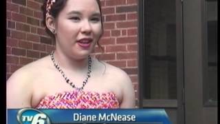 Teen makes prom dress out of Starburst wrappers [upl. by Venice959]