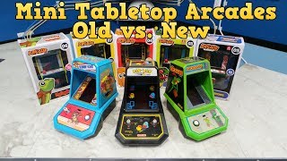 Mini Tabletop Arcades  Old vs New [upl. by Orhtej]