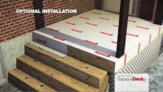 Deck tiles to cover concreteciment and wood surfaces [upl. by Yerroc]