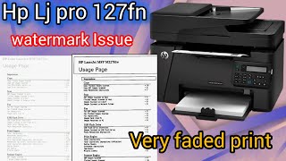 How to Hp laserjet pro printers 128  127fn 126n amp 1536 very light print out  printer repairing [upl. by Jany]