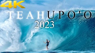 🔴ASMR Teahupoo The Ultimate Surfing Experience  April 2023 [upl. by Cnahc691]