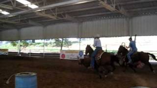 Clint Cooper on Hustler in Practice Pen 2009 10 31 [upl. by Jac852]