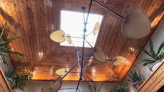 Nice and relaxing ceiling fan at the Cheddars Scratch kitchen in Mount Juliet Tennessee [upl. by Anaek]