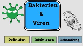 Bakterien und Viren Einfach erklärt [upl. by Suhploda425]