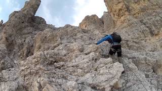 Ferrata Catinaccio d’Antermoia 3004 m [upl. by Haile]