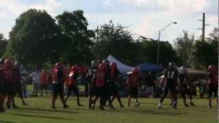 Austin Chacon SFSL Coral Gables Cavaliers Youth Football 2012 [upl. by Ailido805]