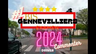 BIS 1 PARCOURS DEXAMEN DU PERMIS B GENNEVILLIERS [upl. by Aleta]