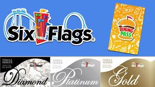 NEW Six Flags Annual Memberships  Dining Plan RETURNS [upl. by Anavas]