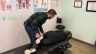 Satisfying chiropractic adjustment for car accident  Portland Chiropractor Dr Chris Cooper [upl. by Craggy349]