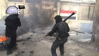 Heavy Clashes During The Battle For AlRamouseh Aleppo  Syria War 2014 [upl. by Cavil580]