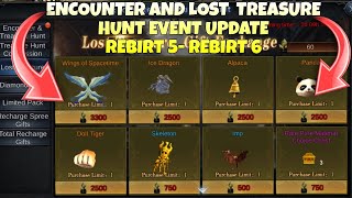 Encounter And Lost Treasure Hunt Event update Rebirt 5  Rebirt 6  MU Dragon Adventure Mobile [upl. by Sorcim641]