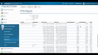 12  Running IFTA Reports in MyGeotab  Hours of Serive Geotab Tutorial for Admins [upl. by Brunell]