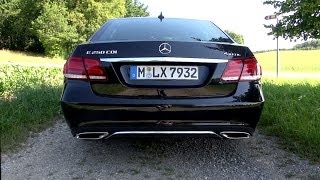 2014 Mercedes E 250 CDI 204 HP Test Drive [upl. by Helbonna]