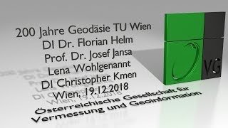 OVG Vortrag  200 Jahre Geodäsie an der TU Wien [upl. by Orr909]