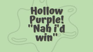 Hollow Purple Detailed in Obby Creator [upl. by Ainek]