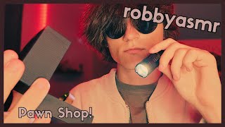 ASMR Pawn Shop Roleplay  Inaudible Whispering and Tapping [upl. by Gasper]