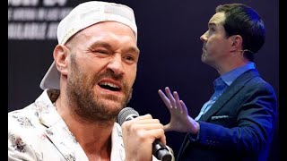 Youre getting chinned Tyson Fury threatens Jimmy Carr over gypsy Holocaust joke [upl. by Eelytsirk]