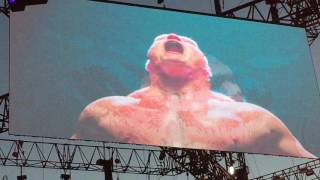 Brock Lesnar Entrance Wm 31 [upl. by Naujek304]