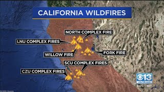 Northern California Wildfires Update  91520 [upl. by Aynos303]