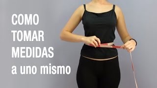 COMO TOMAR MEDIDAS del cuerpo a uno mismo  tutorial hakamaCOSPLAY [upl. by Shedd]