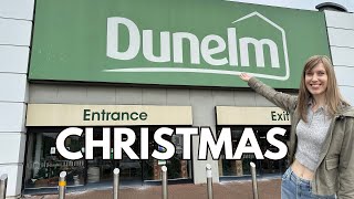 DUNELM CHRISTMAS 🎄 Come shop with me 2023  Emily London [upl. by Aggri141]