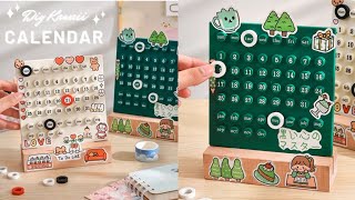 DIY Kawaii Calendar  How To Make Calendar at home  DIY Calendar 2024  Homemade calendar [upl. by Ripp862]