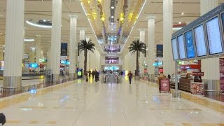 Landing in Dubai International Airport amp Terminal 3 [upl. by Nnylamme]