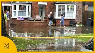 Flooding hits parts of England as month’s worth of rain forecast [upl. by Rudolfo512]