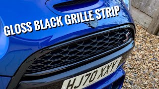 MINI F56 COOPER S BLACK GRILLE STRIP REPLACEMENT [upl. by Kennett]