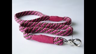 How to Make a ParacordPPM Cord Dog LeashSimple Common Whipping Knot Version [upl. by Rena]