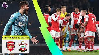 Last Minute DRAMA  Arsenal 33 Southampton  Classic Premier League Highlights [upl. by Enisaj]