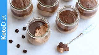 Quick Keto Chocolate Cheesecake Jars [upl. by Aip483]