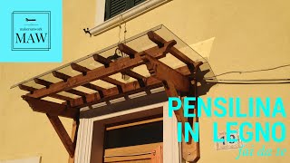 Fai da Te  Pensilina in legno e Lexan policarbonato [upl. by Akiemaj465]