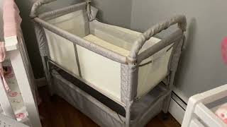 Arm’s Reach Clear Vue Co Sleeper Bedside Bassinet Review [upl. by Iidnarb]