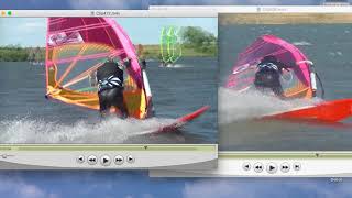 windsurfing jibe NOVE講座 ブームエンド内傾きがジャイブを加速させる！ [upl. by Olimpia]