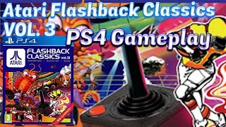 Atari Flashback Classics Vol 3 PS4 GAMEPLAY AtGames  with Emceemur [upl. by Orual87]