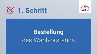 Bestellung des Wahlvorstands  Betriebsratswahl  Schritt 1 [upl. by Britt]