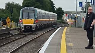 Trains At Portlaoise 170724 [upl. by Einahpats258]