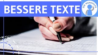 Texte hochwertiger flüssiger in besserer Sprache amp stilistisch perfekt schreiben  Tipps amp Tricks [upl. by Erich]