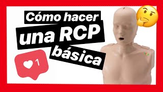 💚Cómo hacer una Reanimación Cardiopulmonar  RCP básica en adultos 2023 [upl. by Delle]