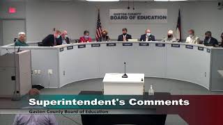 September 20 2021 Gaston County Board of Education Meeting [upl. by Pirzada789]